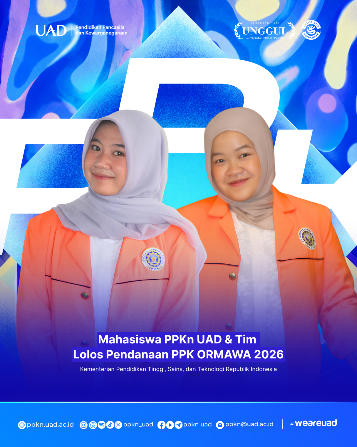 mahasiswa ppkn uad menjadi anggota tim ppk ormawa lolos pendanaan kementerian