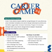 Career Camp #4 Coming