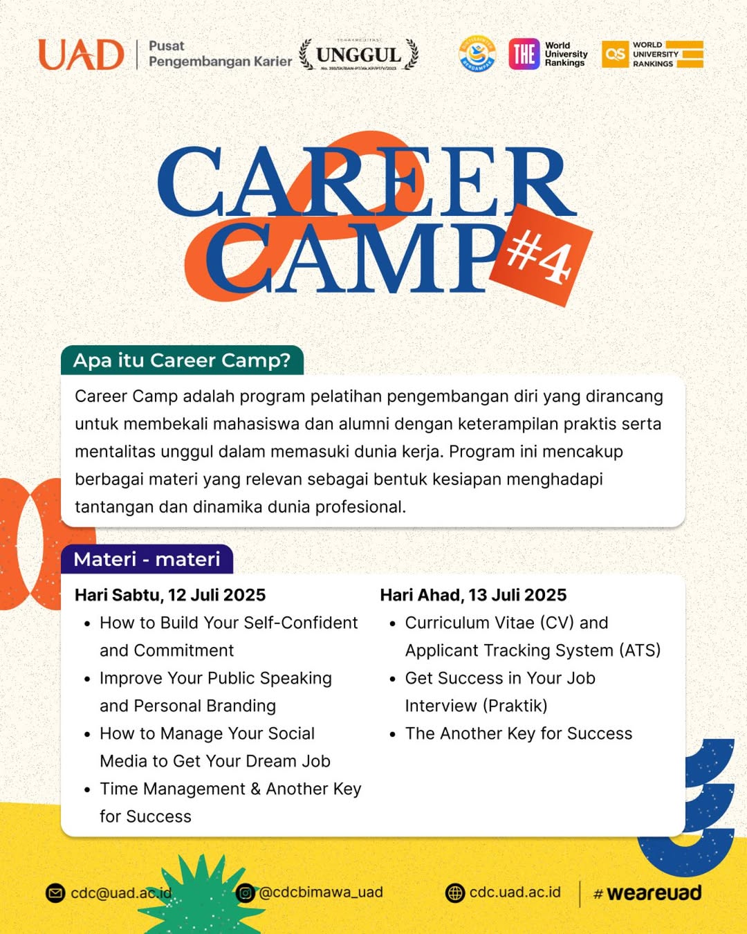 Career Camp #4 Coming