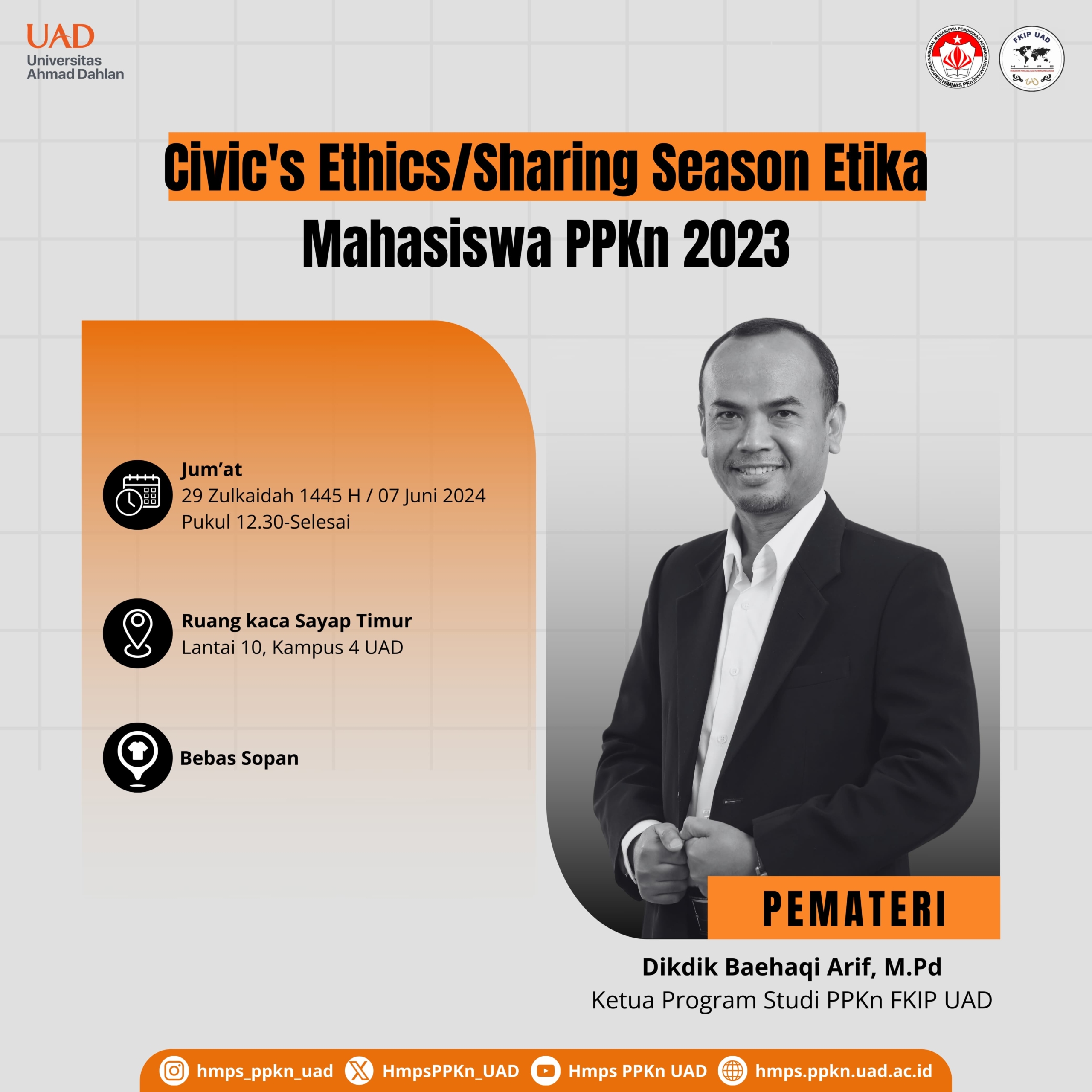 Civic's Ethics/Sharing Season Etika, Mahasiswa PPKn 2023