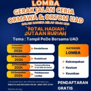 Lomba Gerak Jalan Ceria Ormawan & Ortom UAD