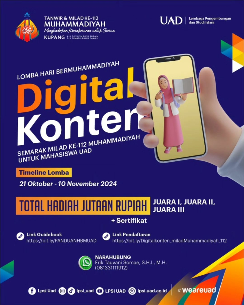 Lomba Hari Kemuhammadiyahan: Digital Konten