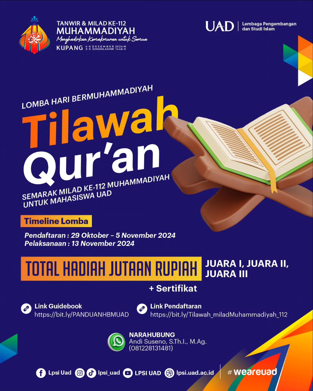 Lomba Hari Kemuhammadiyahan: Tilawah Qur'an