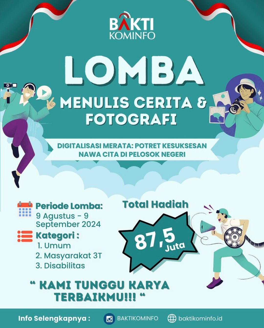 Lomba Menulis Cerita dan Fotografi BAKTI 2024