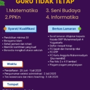 Lowongan Guru PPKn di Yogyakarta