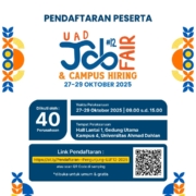 Lowongan Pekerjaan Melalui UAD Job Fair 2025