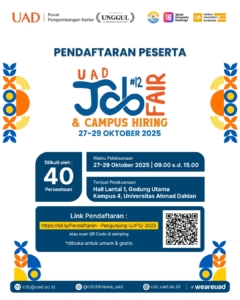 Lowongan Pekerjaan Melalui UAD Job Fair 2025