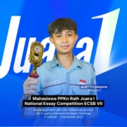 Mahasiswa PPKn UAD Raih Juara 1 National Essay Competition ECSB VII