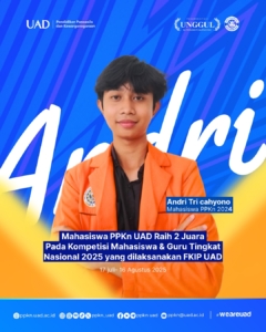 Mahasiswa PPKn UAD Raih Prestasi Ganda, Dominasi Kompetisi Nasional FKIP UAD 2025
