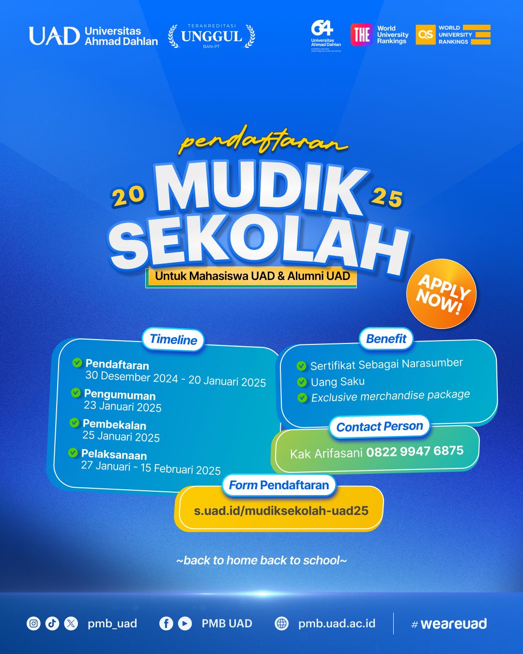 Mudik Sekolah 2024: Saatnya Kembali Memberi Inspirasi