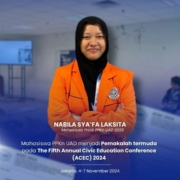 Nabila Sya'fa Laksita, Menjadi Pemakalah Termuda di The Fifth Annual Civic Education Conference (ACEC) 2024