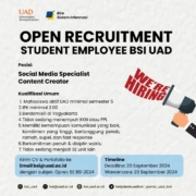 Open Recruitment SE BSI UAD