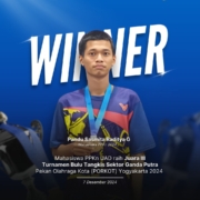 Pandu Sasmita Raditya G, Mahasiswa PPKn UAD 2024, Raih Juara III Turnamen Bulu Tangkis PORKOT Yogyakarta 2024