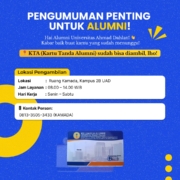 Pengambilan KTA (Kartu Tanda Alumni)
