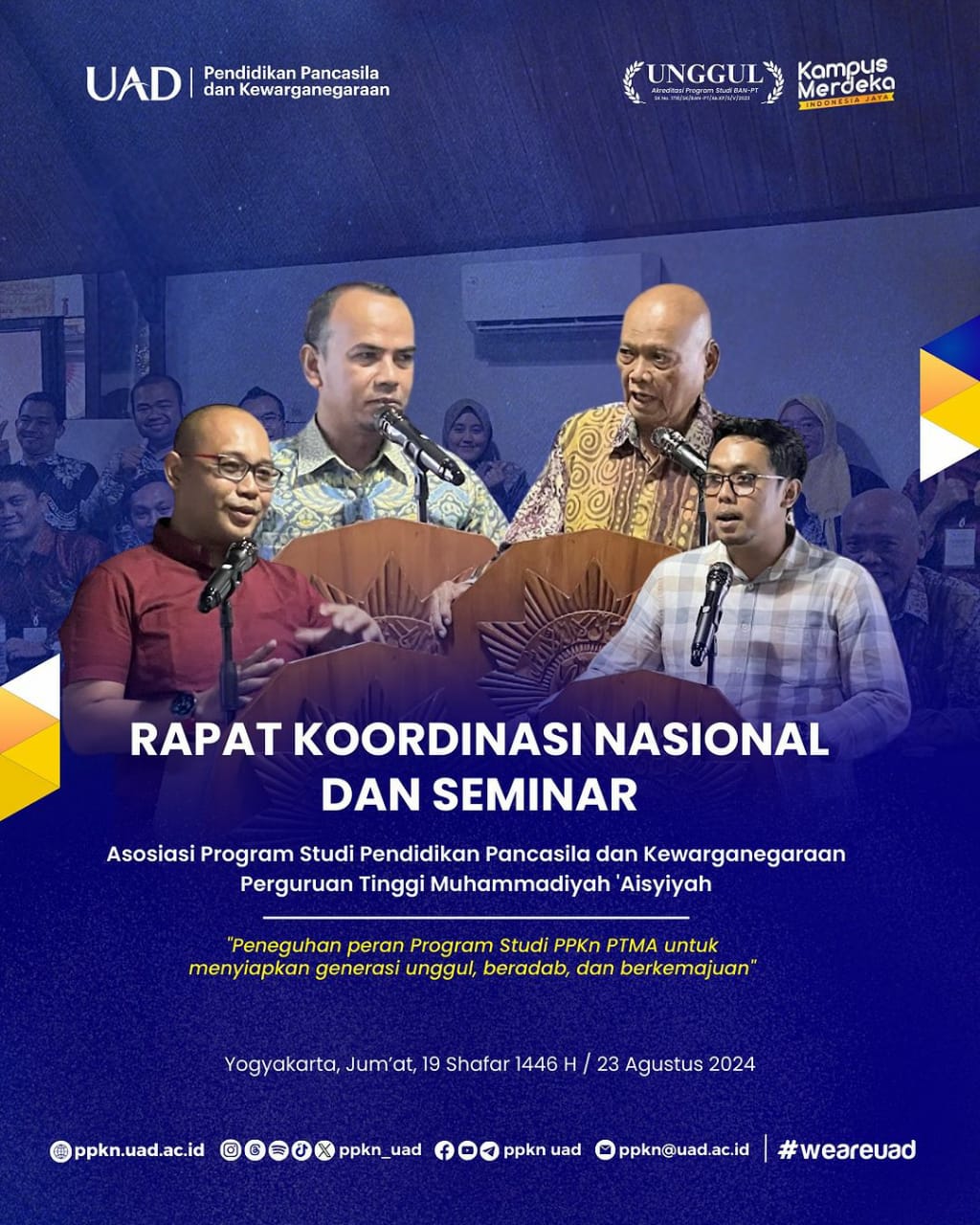 Rapat Koordinasi Nasional Asosiasi Program Studi Pendidikan Pancasila dan Kewarganegaraan Perguruan Tinggi Muhammadiyah