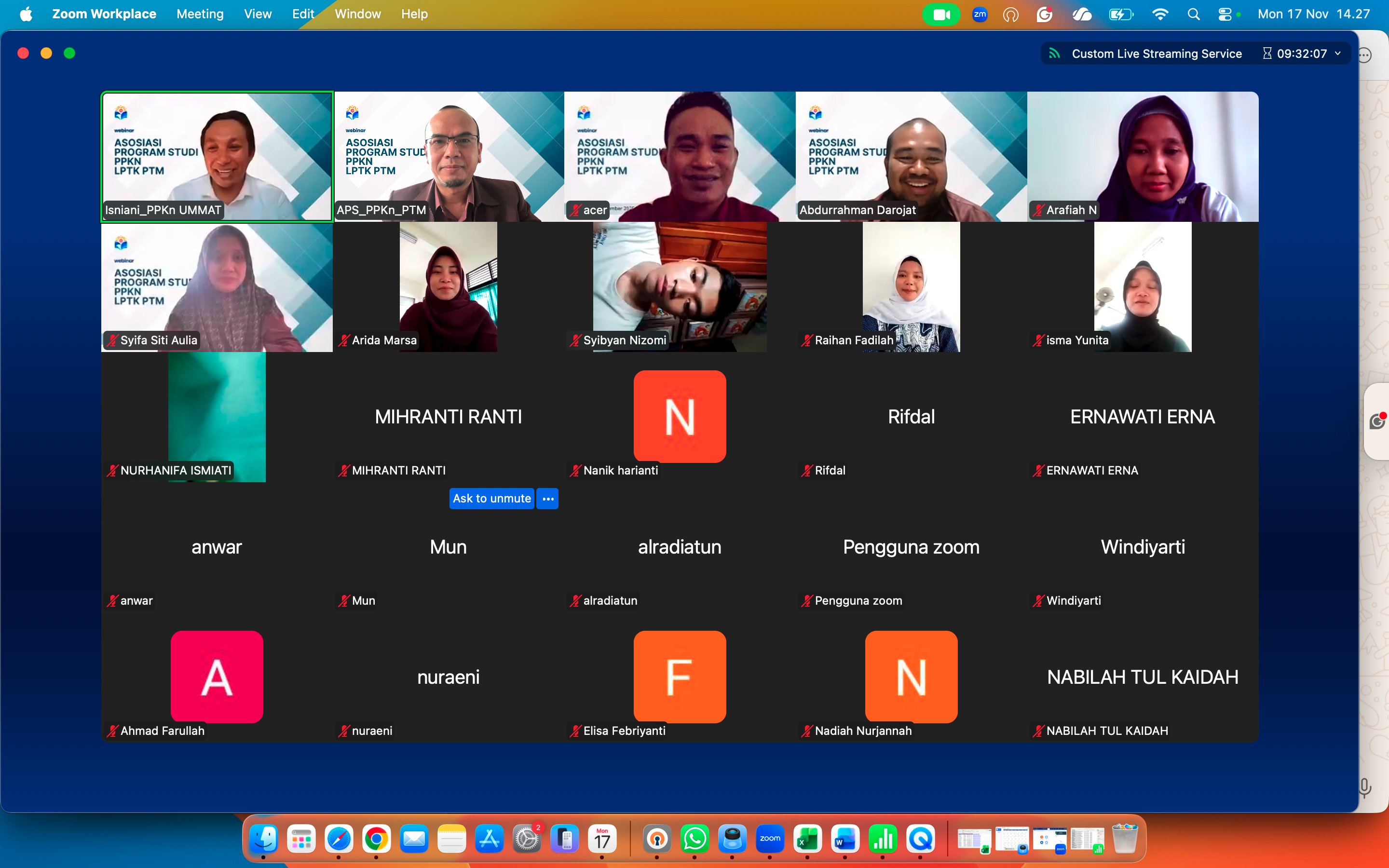 Dokumentasi Webinar APS PPKn LPTK PTM Seri 4