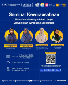 Seminar Kewirausahaan Mahasiswa Berdaya dalam Upaya Mewujudkan Wirausaha Berdampak