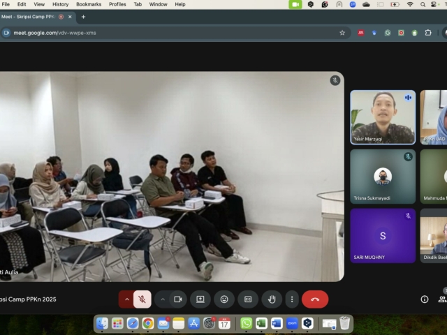 Skripsi Camp Prodi PPKn Dorong Mahasiswa Angkatan 2019,2020, dan 2021 Tuntaskan Skripsi dengan Terarah