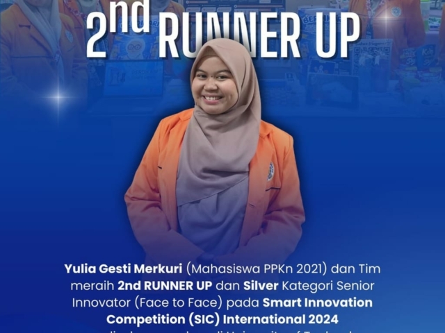 Yulia Gesti Merkuri dan Tim Raih 2nd Runner Up dan Silver di Smart Innovation Competition 2024