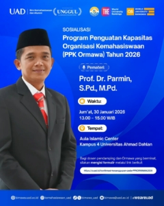 Sosialisasi Program Penguatan Kapasitas Organisasi Kemahasiswaan (PPK Ormawa) Tahun 2026
