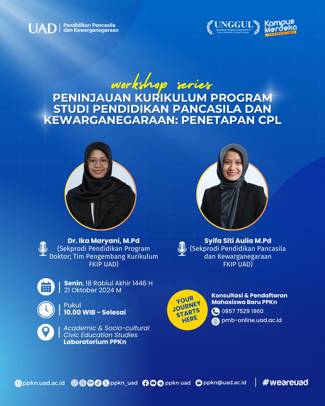 Workshop Peninjauan Kurikulum Program Studi PPKn: Penetapan CPL