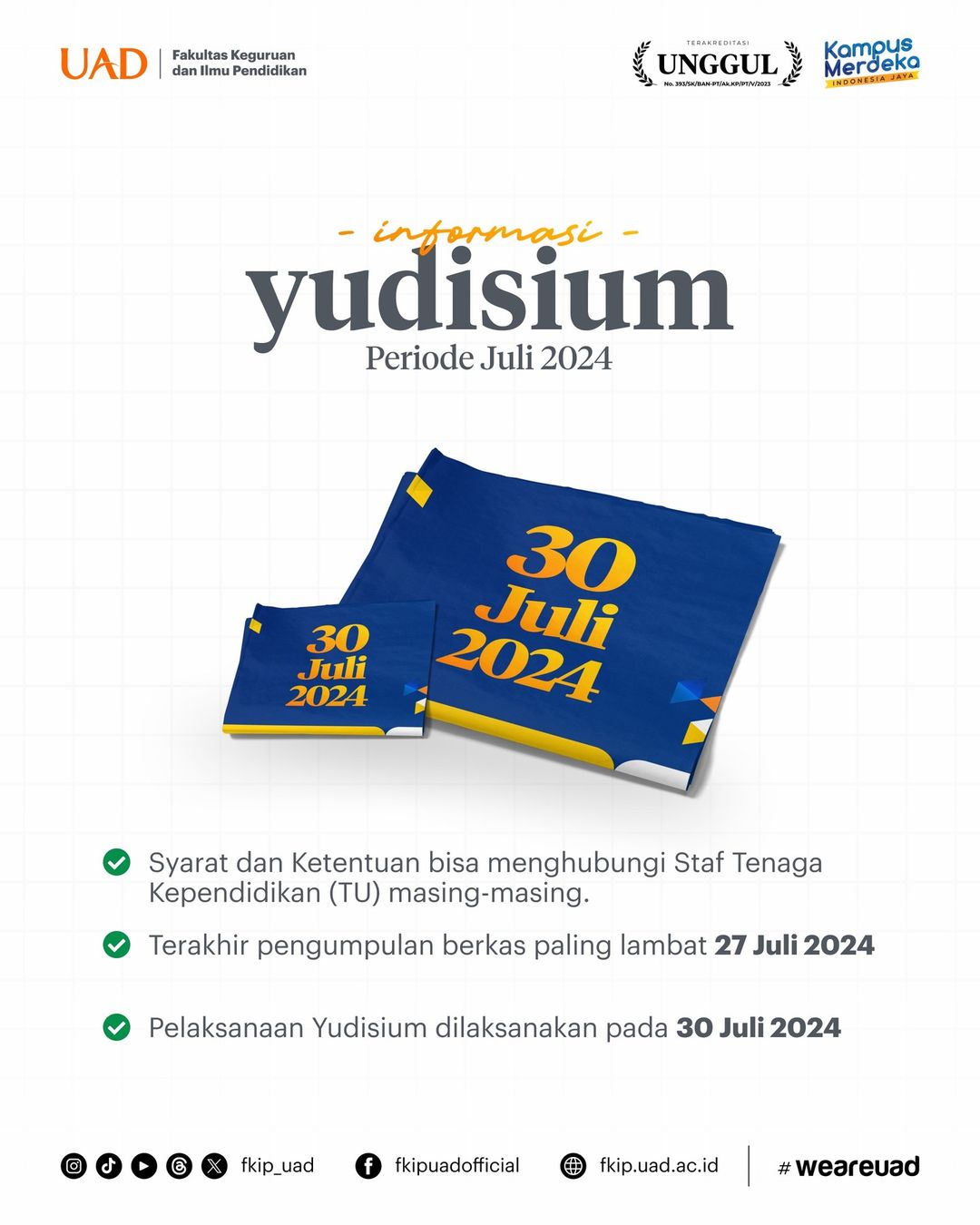Yudisium Periode Juli 2024
