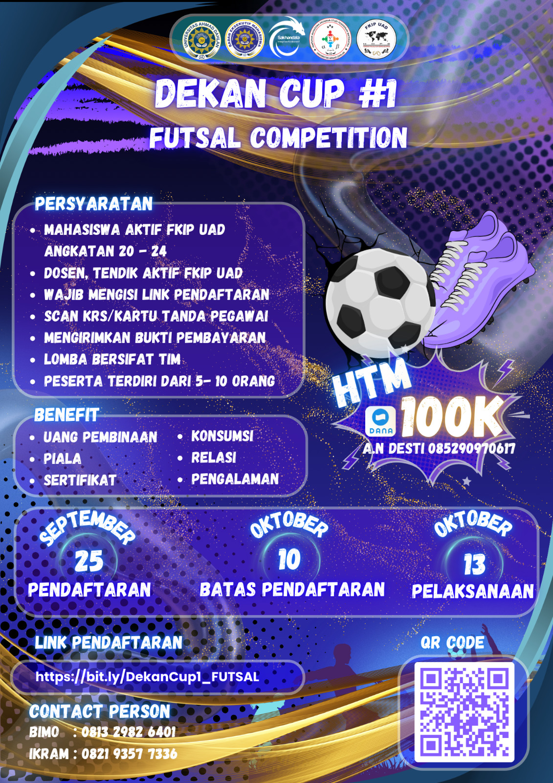 Open Registration lomba Dekan Cup #1 2024