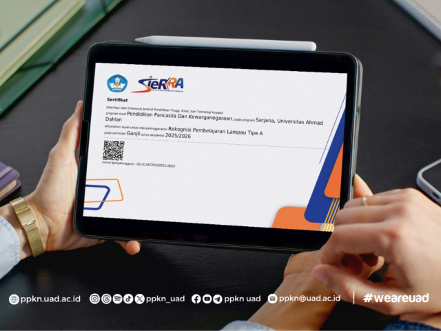 Program Studi PPKn UAD Raih Izin Penyelenggaraan Rekognisi Pembelajaran Lampau (RPL) Tipe A