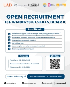 Open Recruitment Co-Trainer Soft Skills